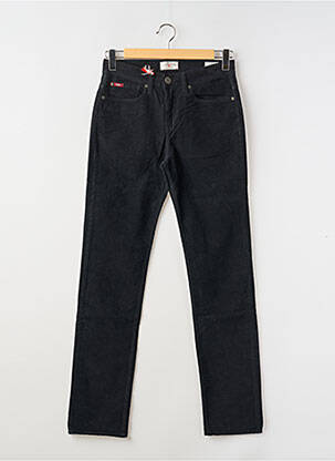 Pantalon droit tissage velours taille normale noir LEE COOPER homme