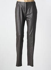 Pantalon slim marron MERI & ESCA pour femme seconde vue