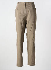Pantalon slim marron TELMAIL pour femme seconde vue