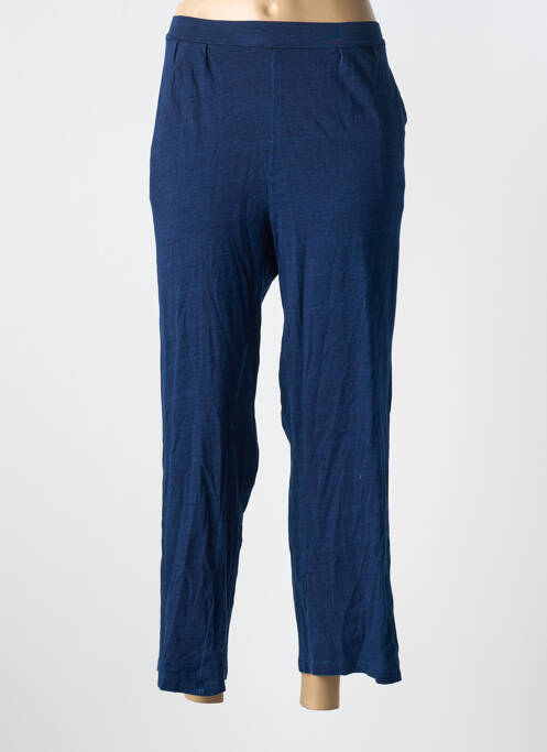 Pantalon 7/8 bleu L'ATELIER D'ANNA pour femme