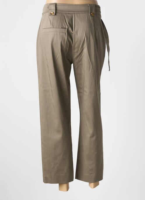 Pantalon 7/8 marron FRED SABATIER pour femme