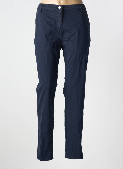 Pantalon chino bleu DELAHAYE pour femme