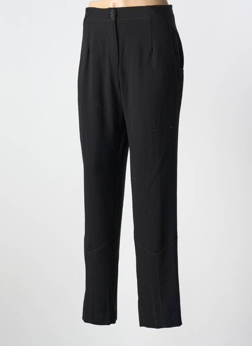 Pantalon droit noir GUY DUBOUIS pour femme