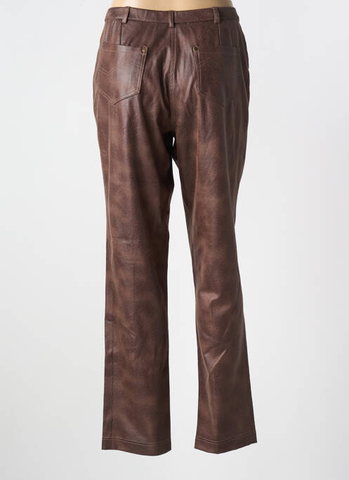 Pantalon slim marron GUY DUBOUIS pour femme