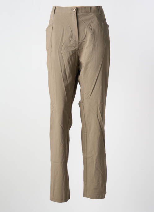 Pantalon slim marron TELMAIL pour femme