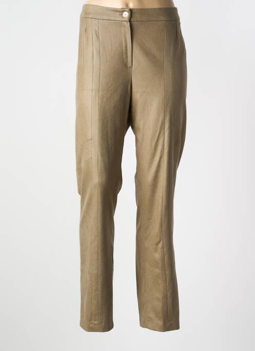 Pantalon slim vert JEAN DELFIN pour femme