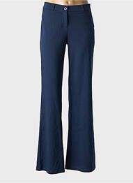 Pantalon flare stretch taille normale bleu SURKANA femme