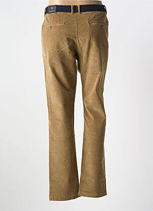 Pantalon chino stretch taille normale marron COFOX homme
