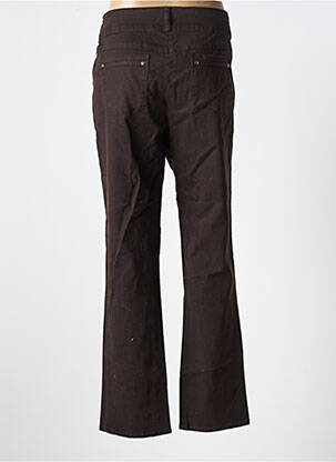 Jeans coupe droite stretch marron JAC JAC femme