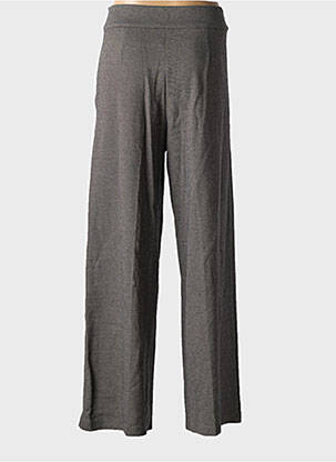 Pantalon flare taille à pinces taille haute gris SURKANA femme