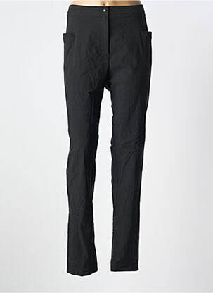 Pantalon slim taille haute taille haute noir TELMAIL femme