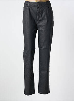 Pantalon slim tissage enduit taille normale noir TELMAIL femme