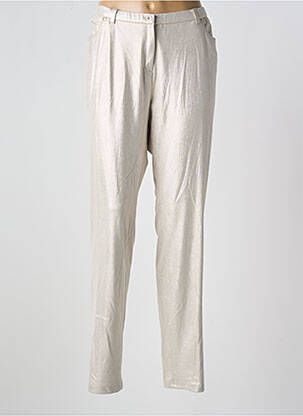 Pantalon slim taille élastique taille normale argent MERI & ESCA femme