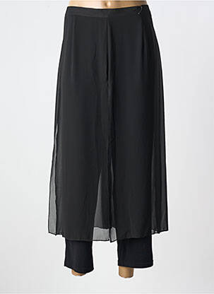 Pantalon 7/8 taille élastique taille normale noir MERI & ESCA femme