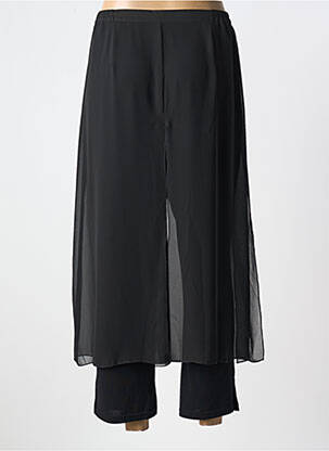 Pantalon 7/8 taille élastique taille normale noir MERI & ESCA femme