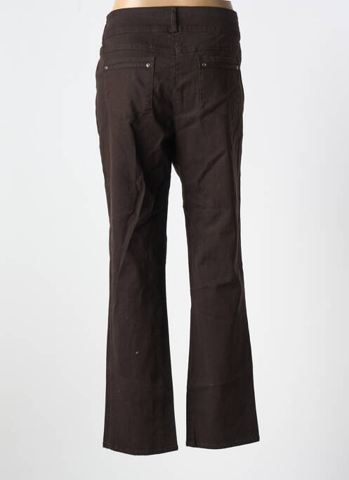 Jeans coupe droite marron JAC JAC pour femme