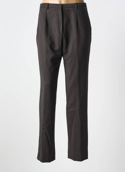Pantalon droit marron GUY DUBOUIS pour femme