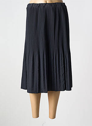 Jupe mi-longue coupe évasée noir NIKI PARIS femme