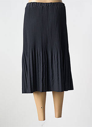 Jupe mi-longue coupe évasée noir NIKI PARIS femme