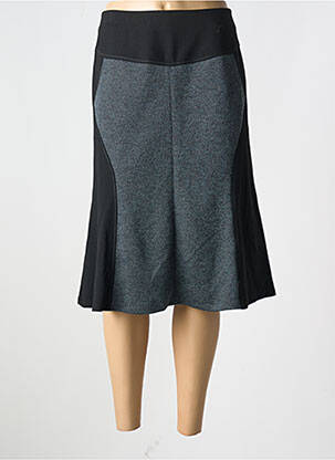 Jupe mi-longue taille normale gris GUY DUBOUIS femme