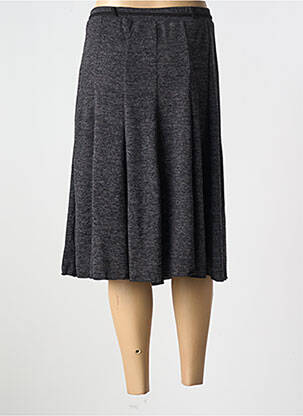 Jupe mi-longue coupe évasée gris NIKI MODE femme