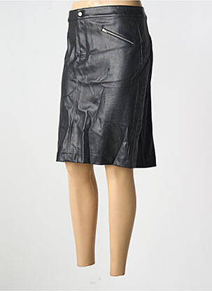 Jupe mi-longue stretch noir JULIE GUERLANDE femme