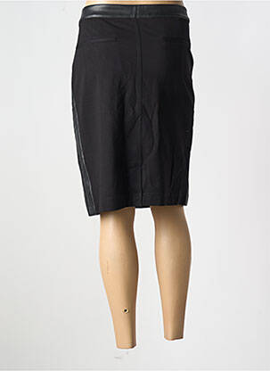 Jupe mi-longue stretch noir JULIE GUERLANDE femme