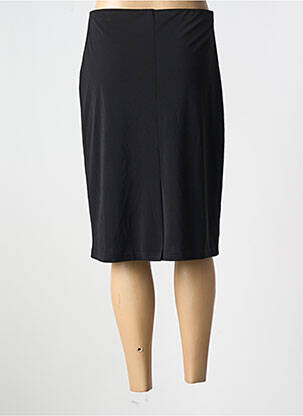Jupe mi-longue coupe droite noir GUY DUBOUIS femme