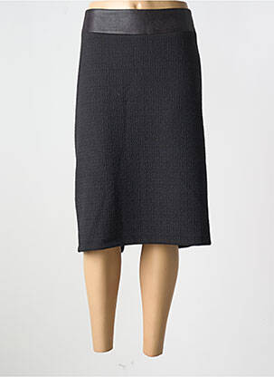 Jupe mi-longue stretch noir MERI & ESCA femme
