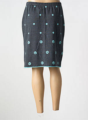 Jupe mi-longue coupe droite gris TELMAIL femme