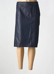 Jupe mi-longue taille à pinces bleu FRED SABATIER femme