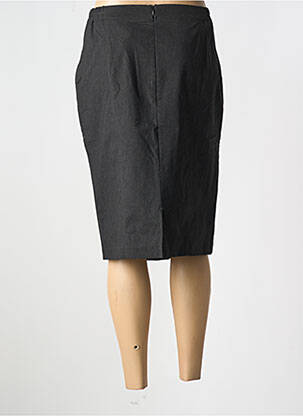 Jupe mi-longue taille à pinces gris TELMAIL femme