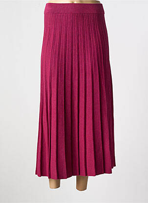 Jupe longue rouge MARBLE pour femme