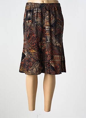 Jupe mi-longue gris TELMAIL pour femme