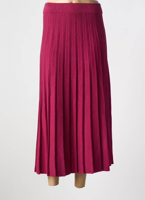 Jupe longue rouge MARBLE pour femme