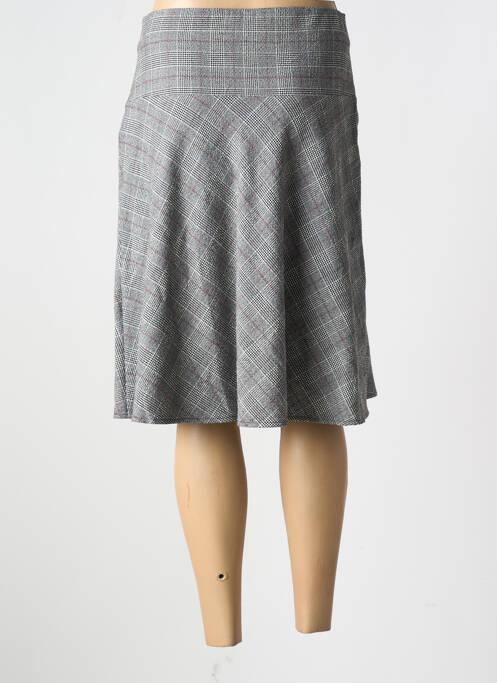 Jupe mi-longue gris MERI & ESCA pour femme