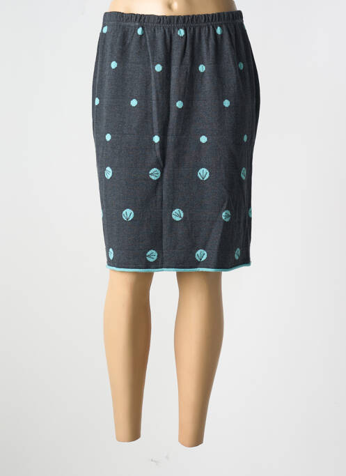 Jupe mi-longue gris TELMAIL pour femme