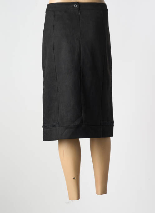 Jupe mi-longue noir FRED SABATIER pour femme