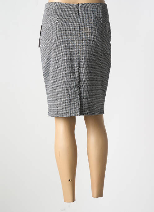 Jupe mi-longue noir PLURIELLES pour femme