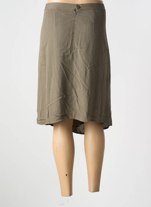 Jupe mi-longue vert JEAN DELFIN femme