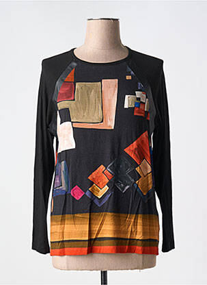 T-shirt manches longues manches longues noir FRED SABATIER femme