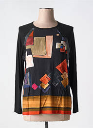 T-shirt manches longues manches longues noir FRED SABATIER femme
