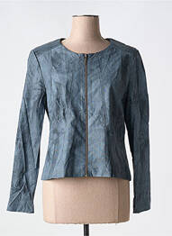 Veste casual epaulette gris JEAN DELFIN femme