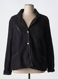 Veste casual col tailleur noir AGATHE & LOUISE femme