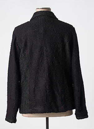 Veste casual col tailleur noir AGATHE & LOUISE femme