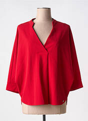 Blouse rouge DANIELA COOL pour femme seconde vue