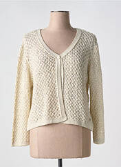 Gilet manches longues beige DIVAS pour femme seconde vue