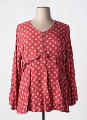 Tunique manches longues rouge AGATHE & LOUISE pour femme seconde vue