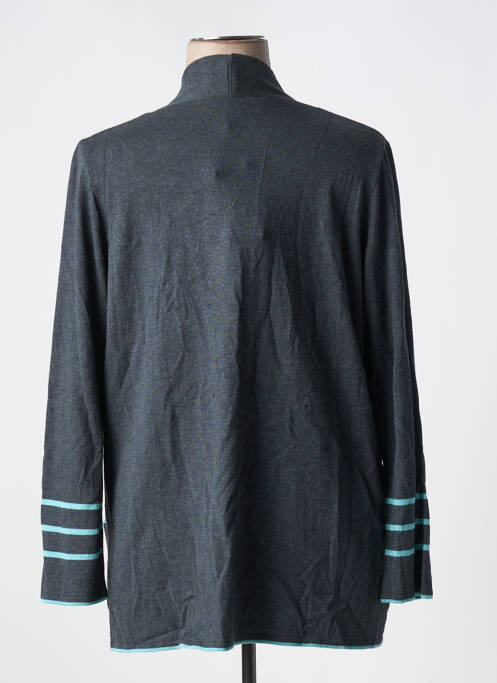 Gilet manches longues gris TELMAIL pour femme