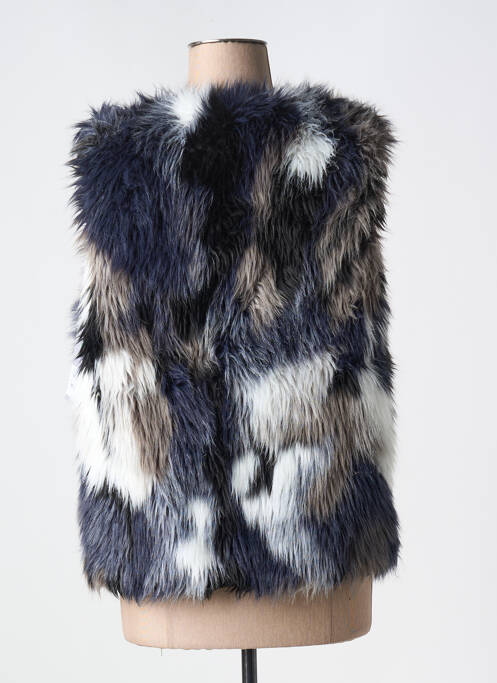 Gilet sans manche bleu CONCEPT K pour femme